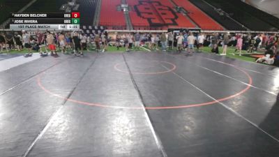 285 lbs 1st Place Match - Jose Rivera, Oregon vs Hayden Belcher, Oregon
