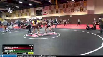 132 lbs Champ. Round 2 - Diego Topete, Temecula Valley vs Manuel Murillo, Murrieta Valley