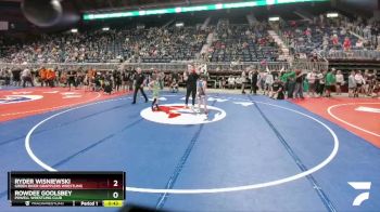 63 lbs Champ. Round 3 - Rowdee Goolsbey, Powell Wrestling Club vs Ryder Wisniewski, Green River Grapplers Wrestling