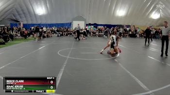 88 lbs Round 1 (8 Team) - Reece Clark, Silo WC vs Isaac Kruse, Noah Mattin`s WA