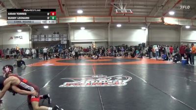 149 lbs Cons. Round 2 - Aidan Torres, Indiana vs Buddy Leonard, Davenport University