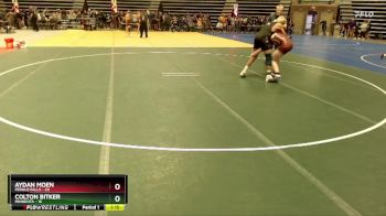 150 lbs Champ. Round 1 - Aydan Moen, Fergus Falls vs Colton Bitker, Minneota