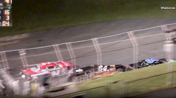 Late Model Rides Frontstretch Wall At Thunder Road