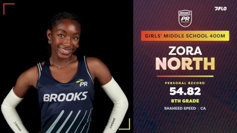Middle School Girls' 400m, Finals 1