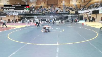 125 lbs Cons. Round 4 - Gabe Sherrell, Pratt CC vs Jabyn Kemble, Western Colorado