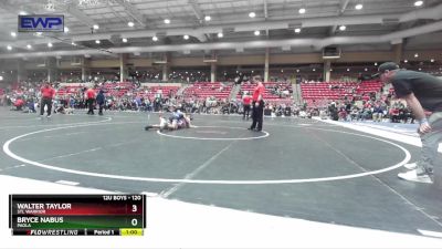 120 lbs Semifinal - Walter Taylor, STL Warrior vs Bryce Nabus, Paola