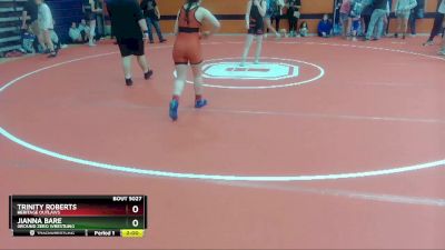 138 lbs Round 2 - Trinity Roberts, Heritage Outlaws vs Jianna Bare, Ground Zero Wrestling