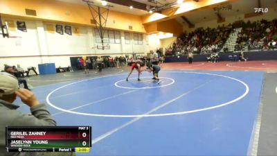 107 lbs Round 3 - Jaselynn Young, Window Rock vs Gerilel Zahney, Red Mesa