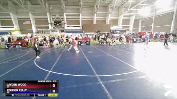 215 lbs Cons. Round 2 - Jayden Wood, CA vs Conner Kelly, CO