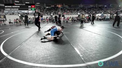 80 lbs Round Of 32 - Michael Robison, Skiatook Youth Wrestling vs Caden Calhoun, Lions Wrestling Academy