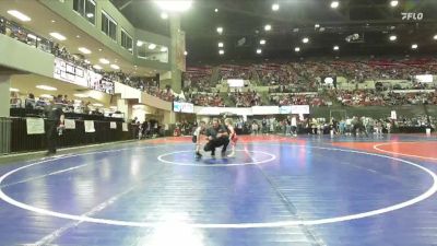 37 lbs Quarterfinal - Ryatt Goolsbey, Powell Wrestling Club vs Gavi Carranza, Great Falls High Bison