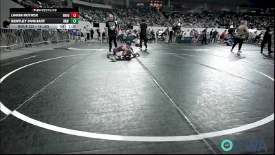 76 lbs Round Of 16 - Linkin Rother, Rough Riders vs Bentley Hughart, Raw Wrestling Club