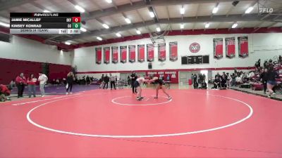 180 lbs Semis (4 Team) - Kinsey Konrad, Cerritos College vs Jamie Micallef, Skyline College