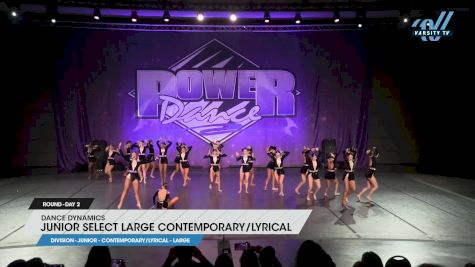Dance Dynamics - Junior Select Large Contemporary/Lyrical [2025 Junior - Contemporary/Lyrical - Large Day 2] 2025 Power Dance Grand Nationals