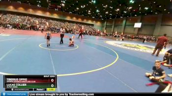 58-62 lbs Round 2 - Lucas Collier, Alpha Dawg vs Tiberius Oppio, Spanish Springs Wrestling Club