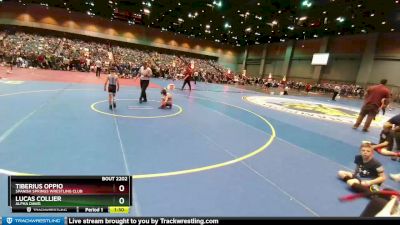 58-62 lbs Round 2 - Lucas Collier, Alpha Dawg vs Tiberius Oppio, Spanish Springs Wrestling Club