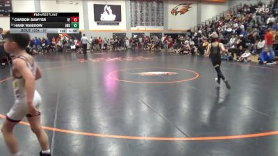 57 lbs Quarterfinal - Hank Waskow, Jesup Mat Club vs Carson Sawyer, DC Elite