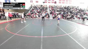120 lbs Final - Steven Santiago, Holyoke vs Peter Rincan, Billerica