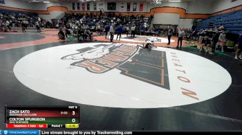 149 lbs Champ. Round 2 - Zach Sato, Wisconsin-Eau Claire vs Colton Spurgeon, Ohio Northern