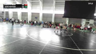 71 lbs Semifinal - Jayna Whitford, Sanderson Wrestling Academy vs Charlotte Wendt, Warrior Wrestling Club