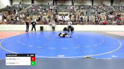 46 lbs Consi Of 8 #2 - Ryan Worthey, Rockmart Takedown Club vs Jude English, Georgia