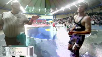 B 132 lbs Quarterfinal - Ethen Mehlenbacher, Columbia (Burbank) vs Anthony Luton, White Swan