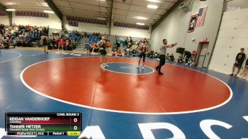 126A Cons. Round 2 - Keigan Vanderhoef, Chadron vs Tanner Metzer, Thunder Basin High School