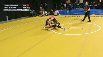 6A 140 lbs Quarterfinal - Piya Raghavan, Katy Seven Lakes vs Adalyn Robinson, Allen