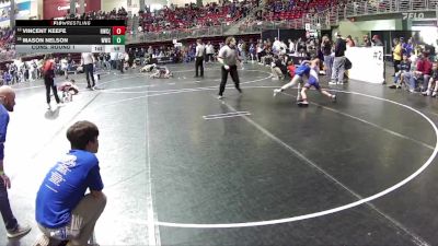 80 lbs Cons. Round 1 - Vincent Keefe, Hawks Wrestling Club (Lincoln) vs Mason Nelson, Wayne Wrestling Club