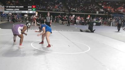 G 235 lbs Cons. Semi - Karissa Lopez, East Ascension Girls vs Zy`myaria Williams, Dutchtown Girls