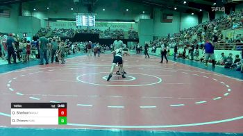 112 lbs Quarterfinal - Quinlan Shehorn, Wolfpack Wrestling Club vs Daniel Primm, Pope Junior Wrestling Club