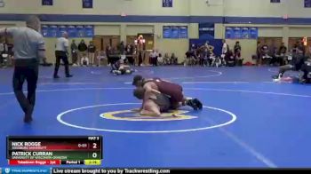 184 lbs Quarterfinal - Patrick Curran, University Of Wisconsin-Oshkosh vs Nick Rogge, Augsburg University