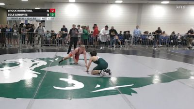 120 lbs Round Of 64 - Brock Rothermel, PA vs Cole Lemovitz, RI