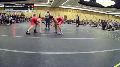 120 lbs Round Of 128 - Francisco Hernandez, Bullard HS vs Jesse Rae, Jimenez Trained Academy