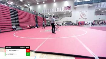 138 lbs Quarterfinal - Collin McDowell, Arrowhead Union vs James Lindsay, Bishop Watterson