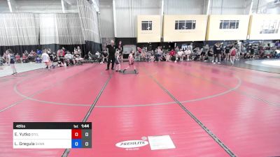 48 lbs Rr Rnd 3 - Evan Yutko, Steller Trained Maul vs Lukas Gregula, South Hills Wrestling Academy