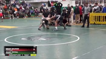 144 lbs Champ. Round 3 - Brody Bauman, Perrysburg vs Khary McCall, Springboro