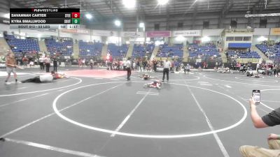 53 lbs Rr Rnd 2 - Savannah Carter, Steel City Reloaded WC vs Kyra Smallwood, South Central Punishers