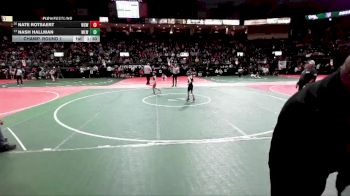 55 lbs Champ. Round 1 - Nash Hallman, MLW2 vs Nate Rotsaert, WSW1