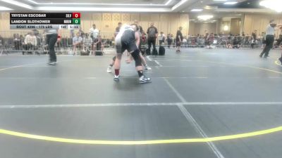 175 lbs Round Of 32 - Trystan Escobar, Silverback WC vs Landon Slothower, Mountain Lion WC