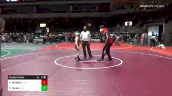 74 lbs Quarterfinal - Reagan Mathers, Thorobred WC vs Dylan Parker, Atc