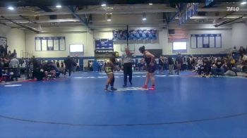 Girls 235 lbs 1st Place Match - Chykiya Miller, Oak Grove High School vs Neveah Simmons, Purvis HS