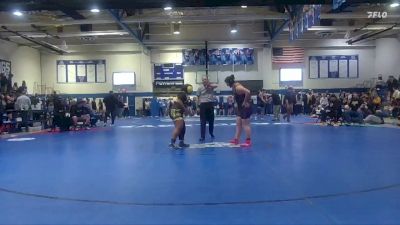 Girls 235 lbs 1st Place Match - Chykiya Miller, Oak Grove High School vs Neveah Simmons, Purvis HS