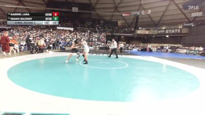 Boys 2A 175 lbs Cons. Round 3 - Gabriel Lara, Grandview vs Isaiah Gilcrist, Orting