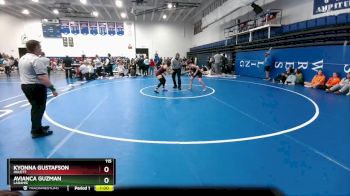 115 lbs 3rd Place Match - Avianca Guzman, Laramie vs Kyonna Gustafson, Hulett
