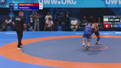87 kg 1/4 Final - Amirhossein Nematzadeh, Iran vs Iurik Petrosian, Armenia
