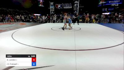 132 lbs Rnd Of 64 - Axxel Landon, ID vs Christian Fretwell, FL