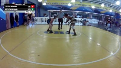 165 lbs Round 6 (8 Team) - Steven Wyman, Socs vs Cedric Harris, Oakleaf WC