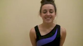 2012 Nastia Cup Qualifier Taylor Rice on her Standout Floor Routine, Dance, and Being Coached by her Mom