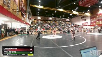 130 lbs Quarterfinal - Lynsey Lawson, Star Valley vs Paige Tongate, Rock Springs